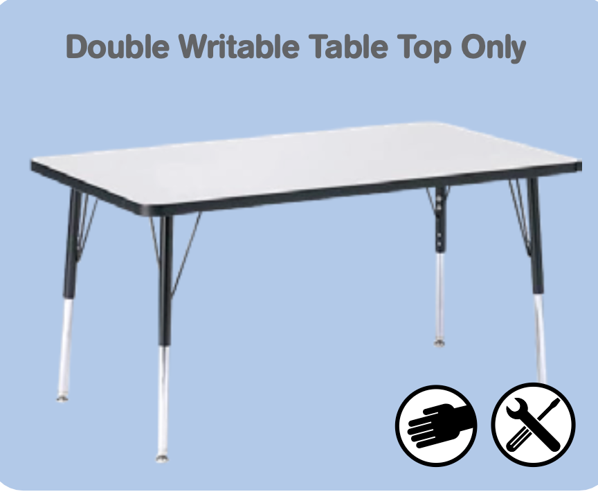 Creative Kids Height Adjustable - Double Table
