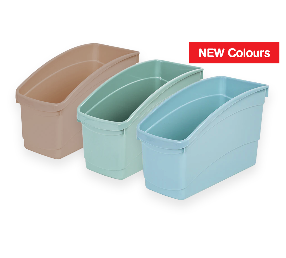 Book Tubs - 13 Vibrant Colours Available