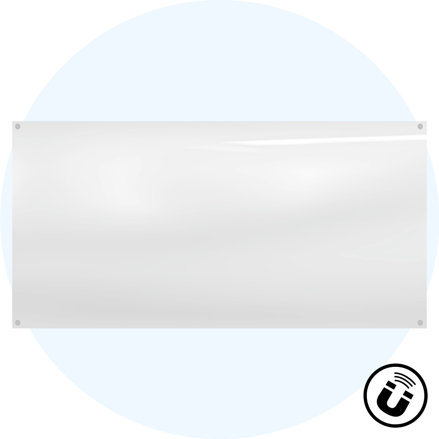 Starphire Magnetic Glassboard Custom Colour