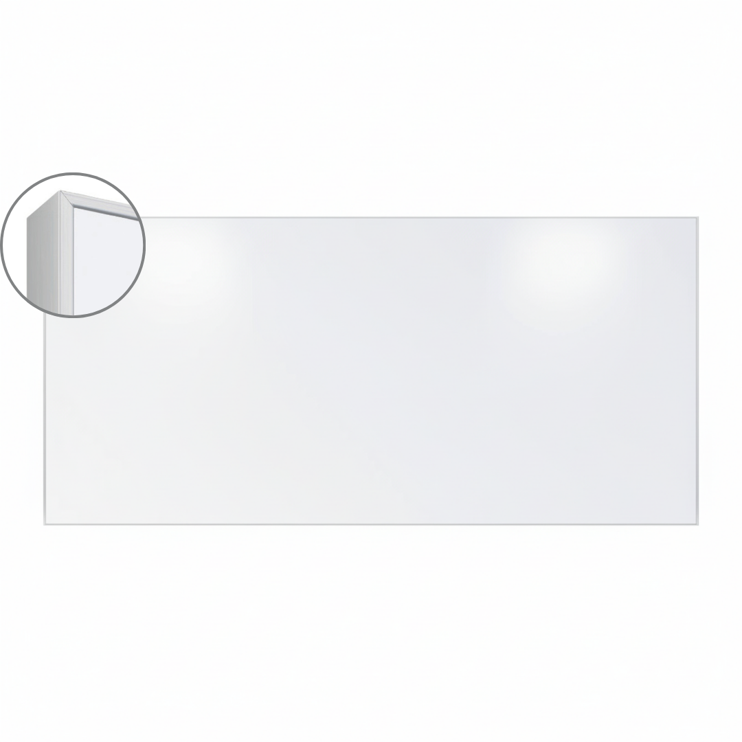 LX6 EDGE DuraWrite Magnetic Whiteboard Slim Edge