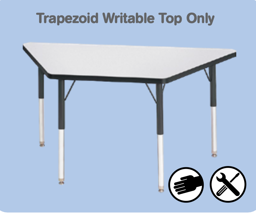 Creative Kids Height Adjustable - Trapezoid