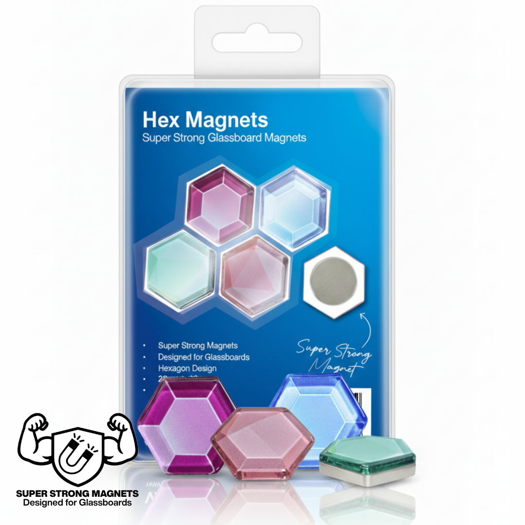 Visionchart Super Magnetic Hex Pack of 4
