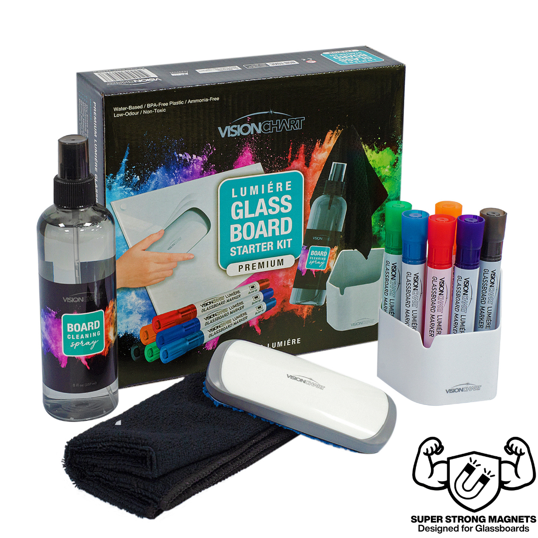 Visionchart Glassboard Premium Essentials Kit