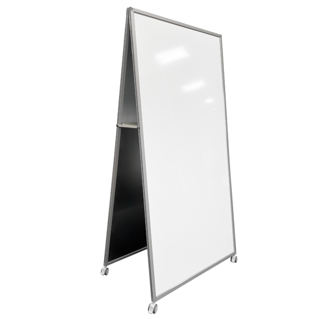 EverWrite Alpha AD1 Porcelain Mobile Magnetic Whiteboard