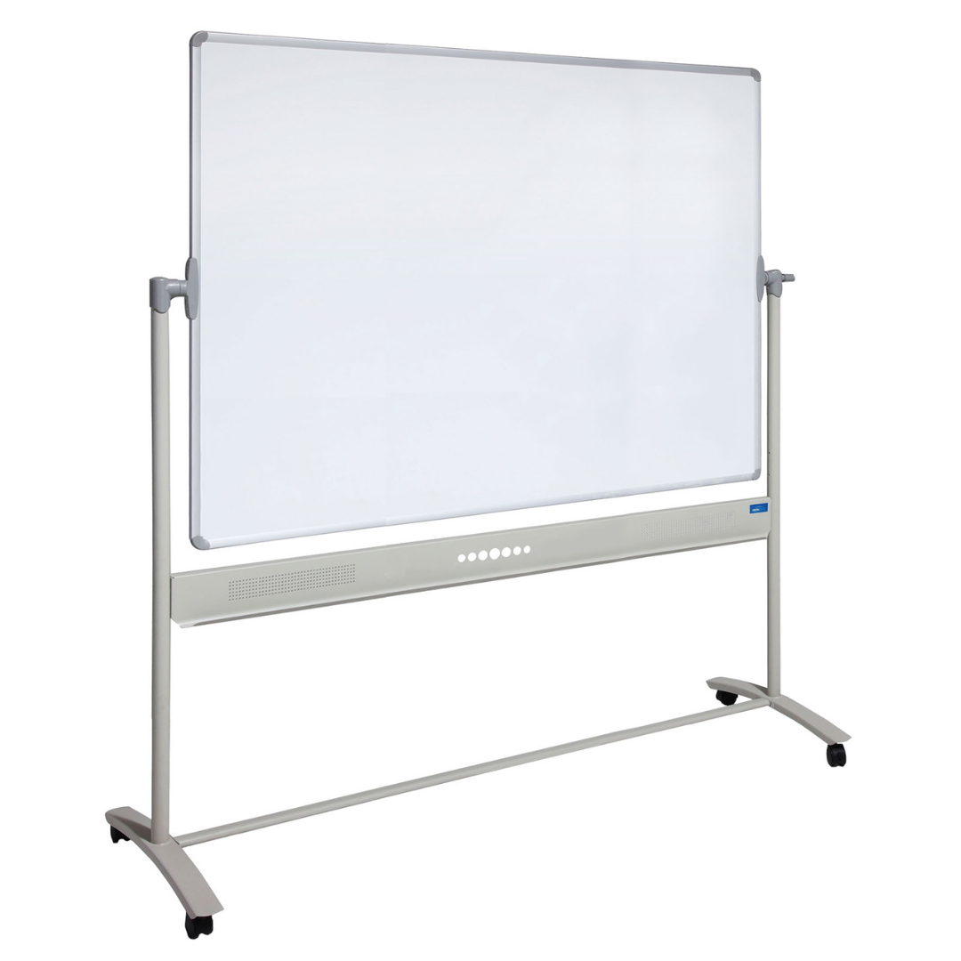 EverWrite Porcelain Mobile Magnetic Whiteboard Reversable