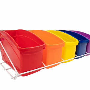 Book Tubs - 13 Vibrant Colours Available