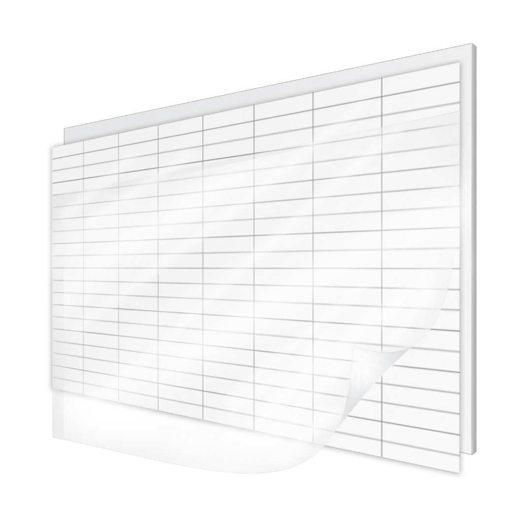 Visionchart Non-Magnetic Whiteboard On A Roll (Price Per Metre)