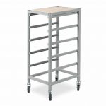 Tote Tray Trolley - Single Bay