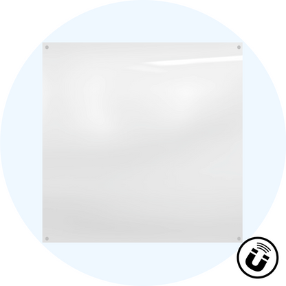 Starphire Magnetic Glassboard Custom Colour