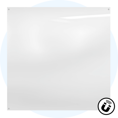 Starphire Magnetic Glassboard Custom Colour