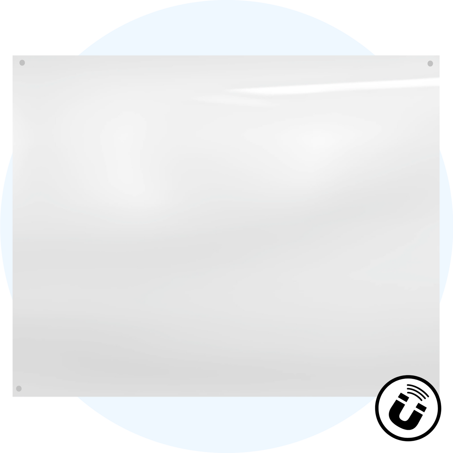 Starphire Magnetic Glassboard Custom Colour