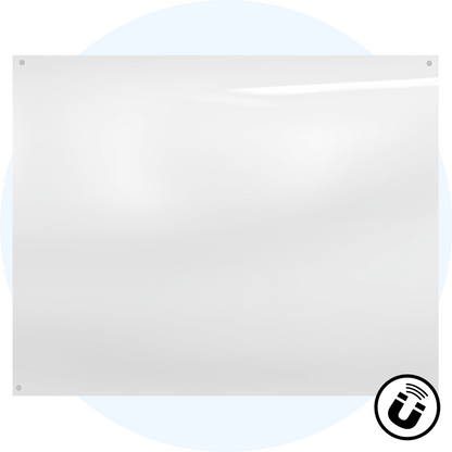 Starphire Magnetic Glassboard Custom Colour