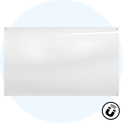 Starphire Magnetic Glassboard Custom Colour