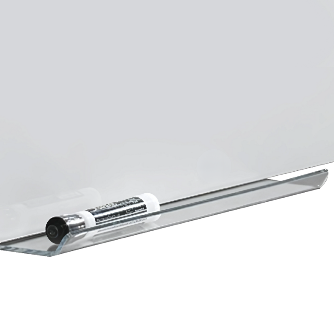 Visionchart Pen Tray Perspex Clear Adhesive 500mm