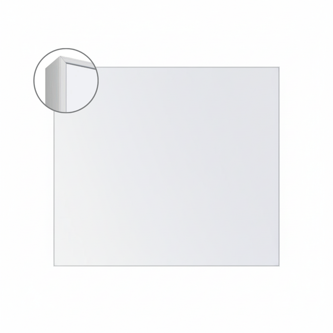 LX6 EDGE DuraWrite Magnetic Whiteboard Slim Edge Powder Coated Frame