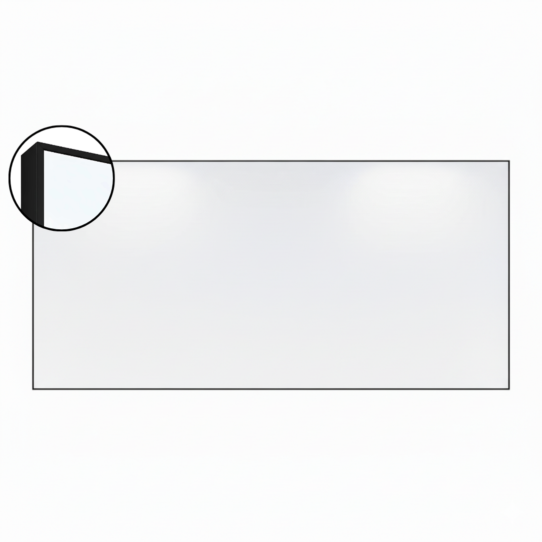 LX6 EDGE DuraWrite Magnetic Whiteboard Slim Edge Powder Coated Frame