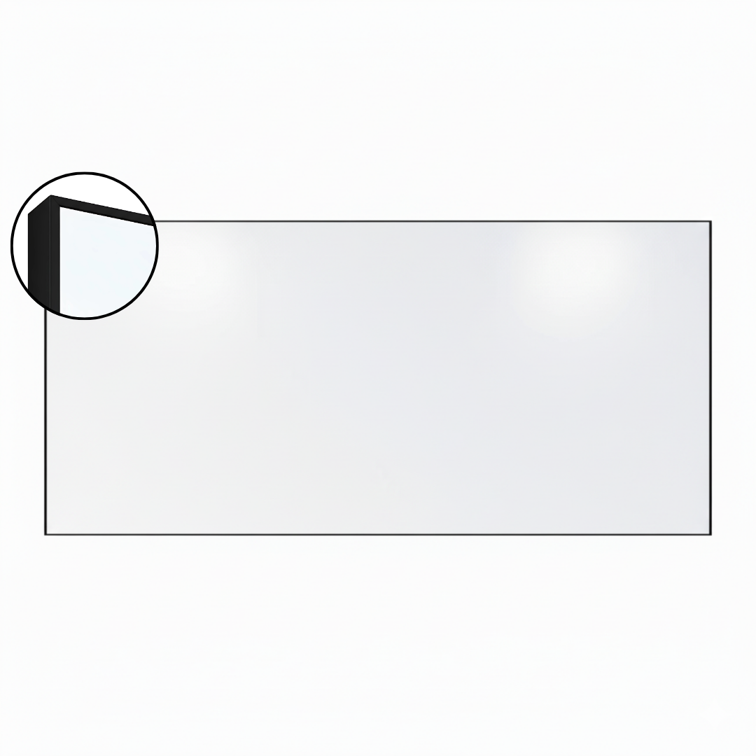 LX6 EDGE DuraWrite Magnetic Whiteboard Slim Edge Powder Coated Frame
