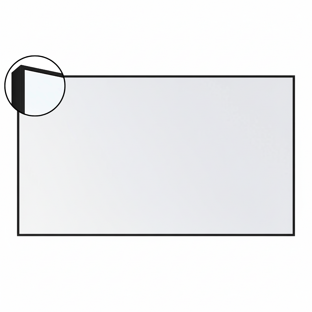 LX6 EDGE DuraWrite Magnetic Whiteboard Slim Edge Powder Coated Frame