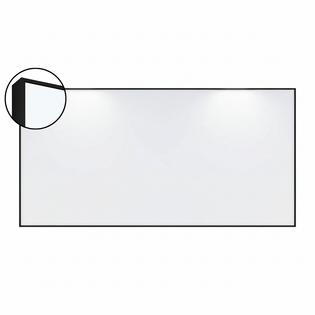 LX6 EDGE DuraWrite Magnetic Whiteboard Slim Edge Powder Coated Frame