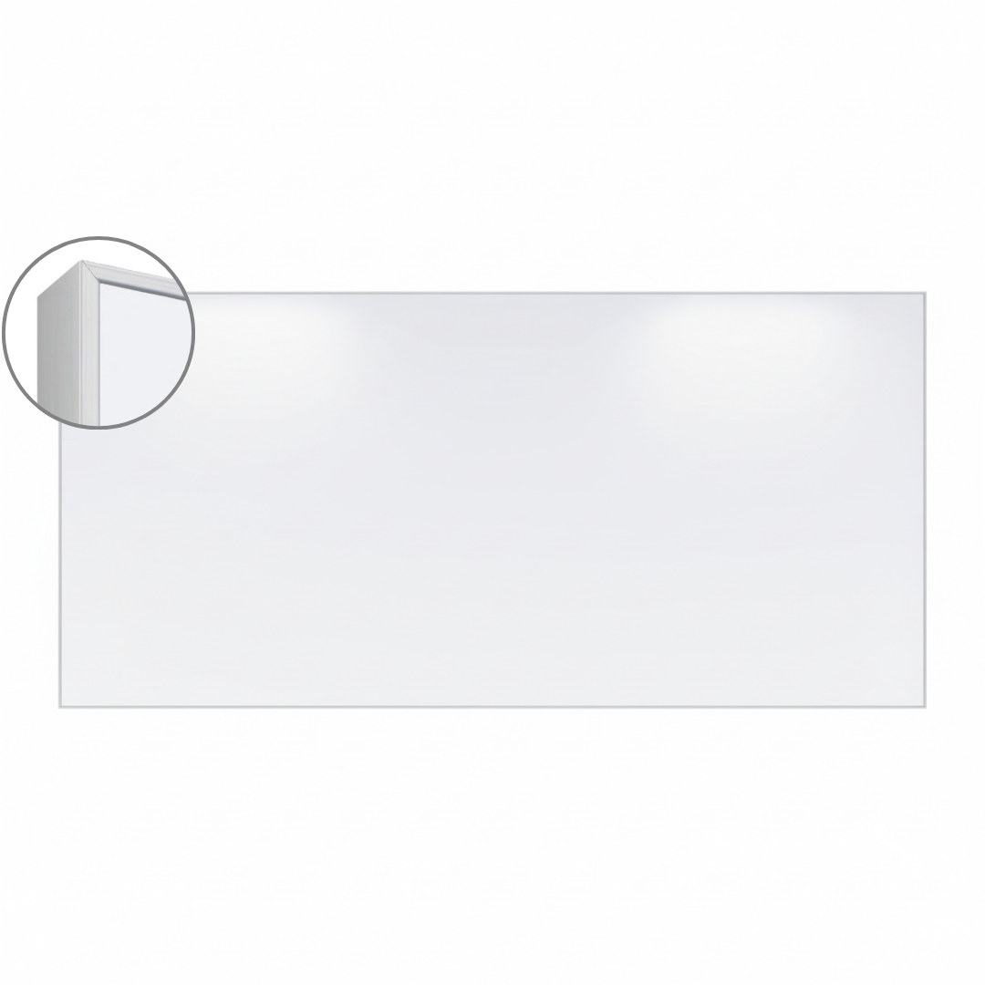 LX6 EDGE DuraWrite Magnetic Whiteboard Slim Edge