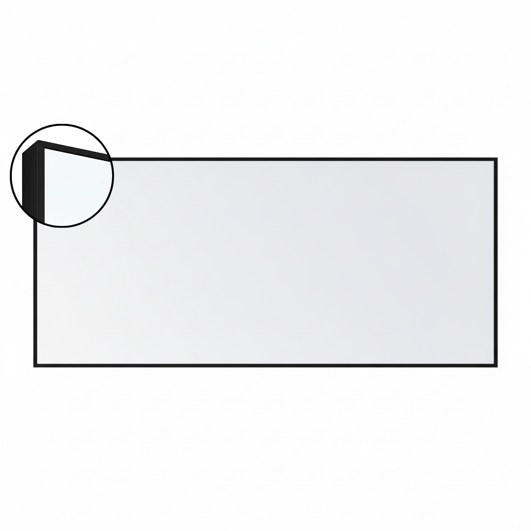 LX6 EDGE DuraWrite Magnetic Whiteboard Slim Edge Powder Coated Frame