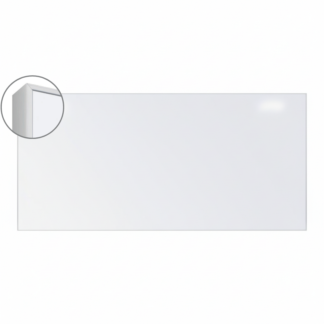 LX6 EDGE DuraWrite Magnetic Whiteboard Slim Edge