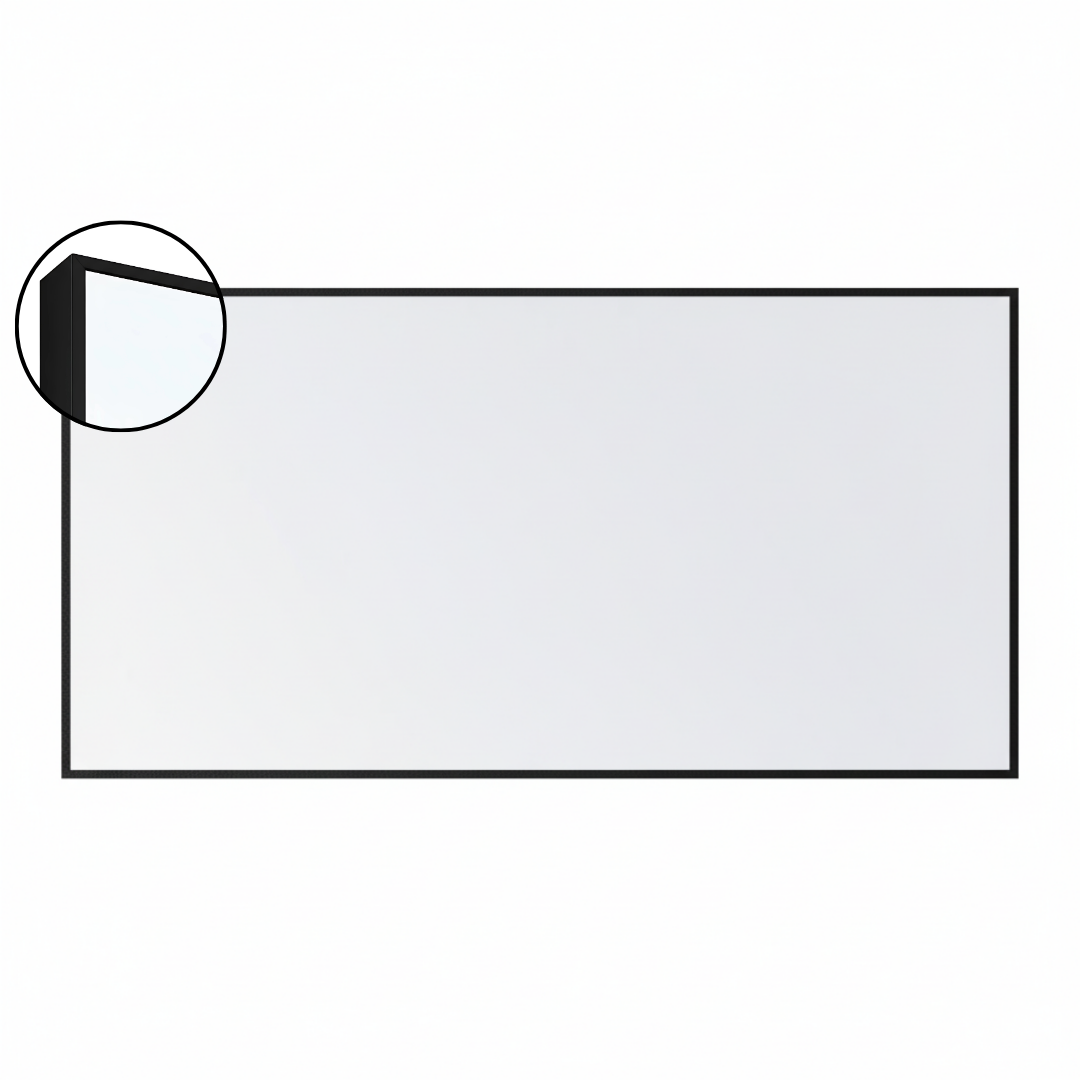 LX6 EDGE DuraWrite Magnetic Whiteboard Slim Edge Powder Coated Frame