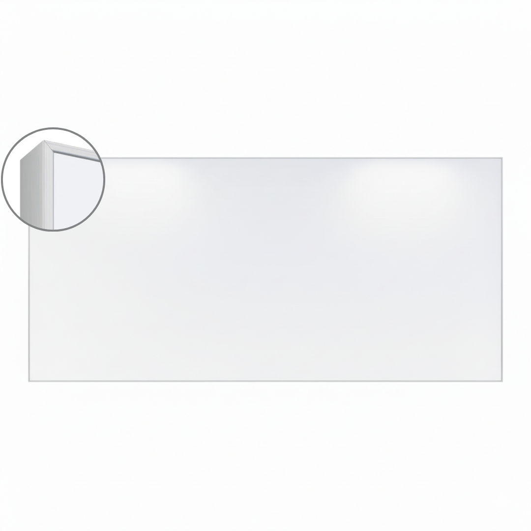 LX6 EDGE DuraWrite Magnetic Whiteboard Slim Edge