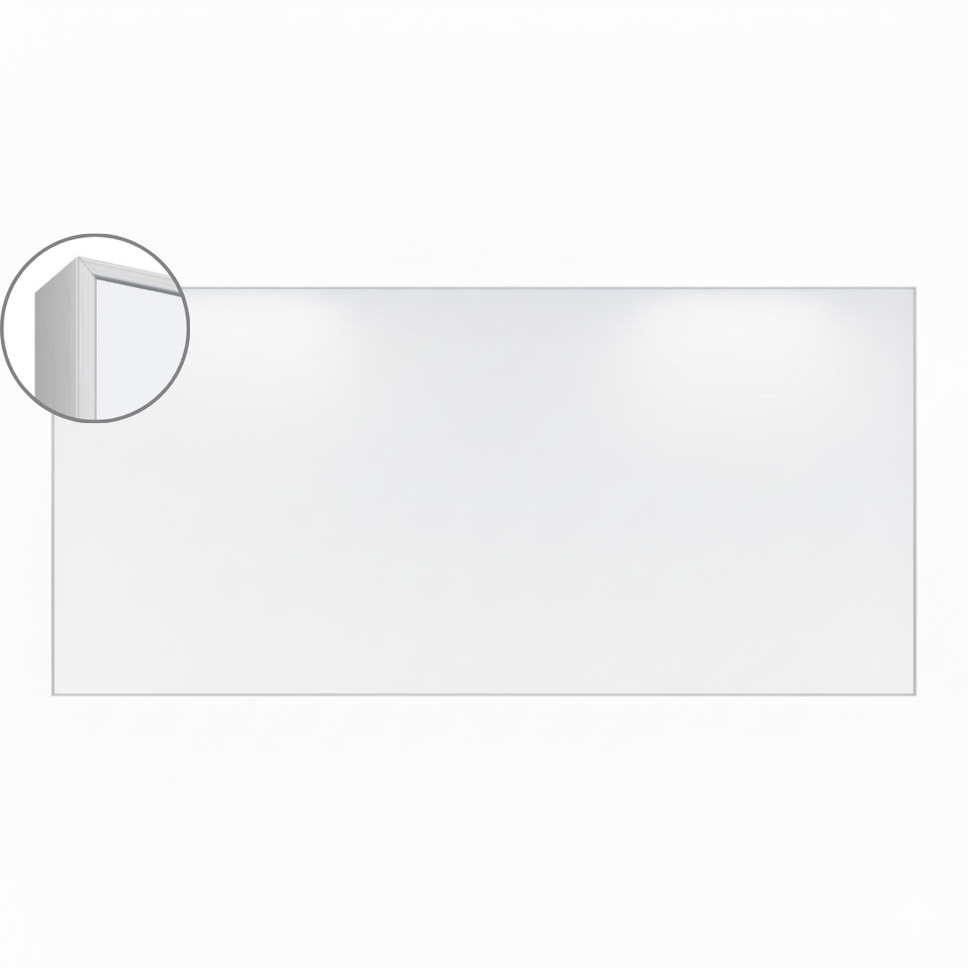 LX6 EDGE DuraWrite Magnetic Whiteboard Slim Edge