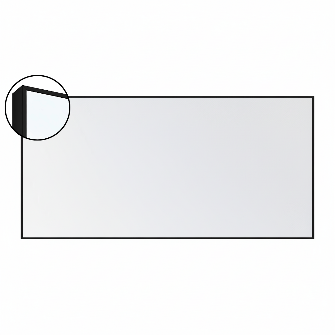 LX6 EDGE DuraWrite Magnetic Whiteboard Slim Edge Powder Coated Frame
