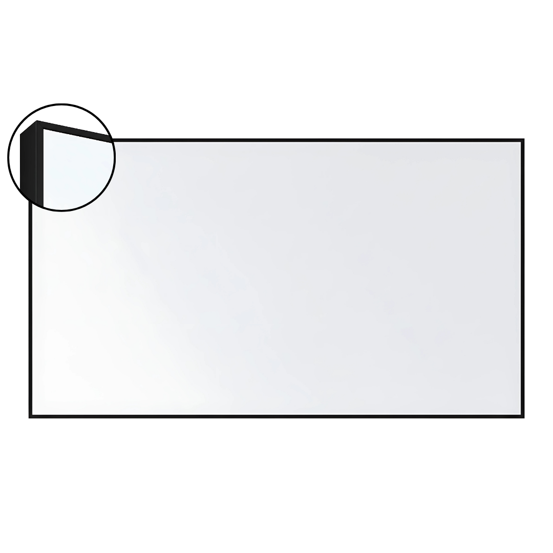 LX6 EDGE DuraWrite Magnetic Whiteboard Slim Edge Powder Coated Frame