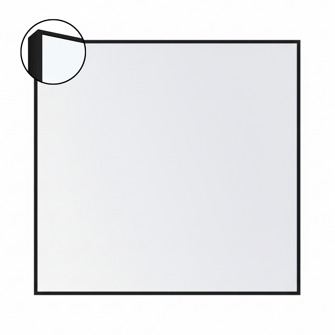 LX6 EDGE DuraWrite Magnetic Whiteboard Slim Edge Powder Coated Frame