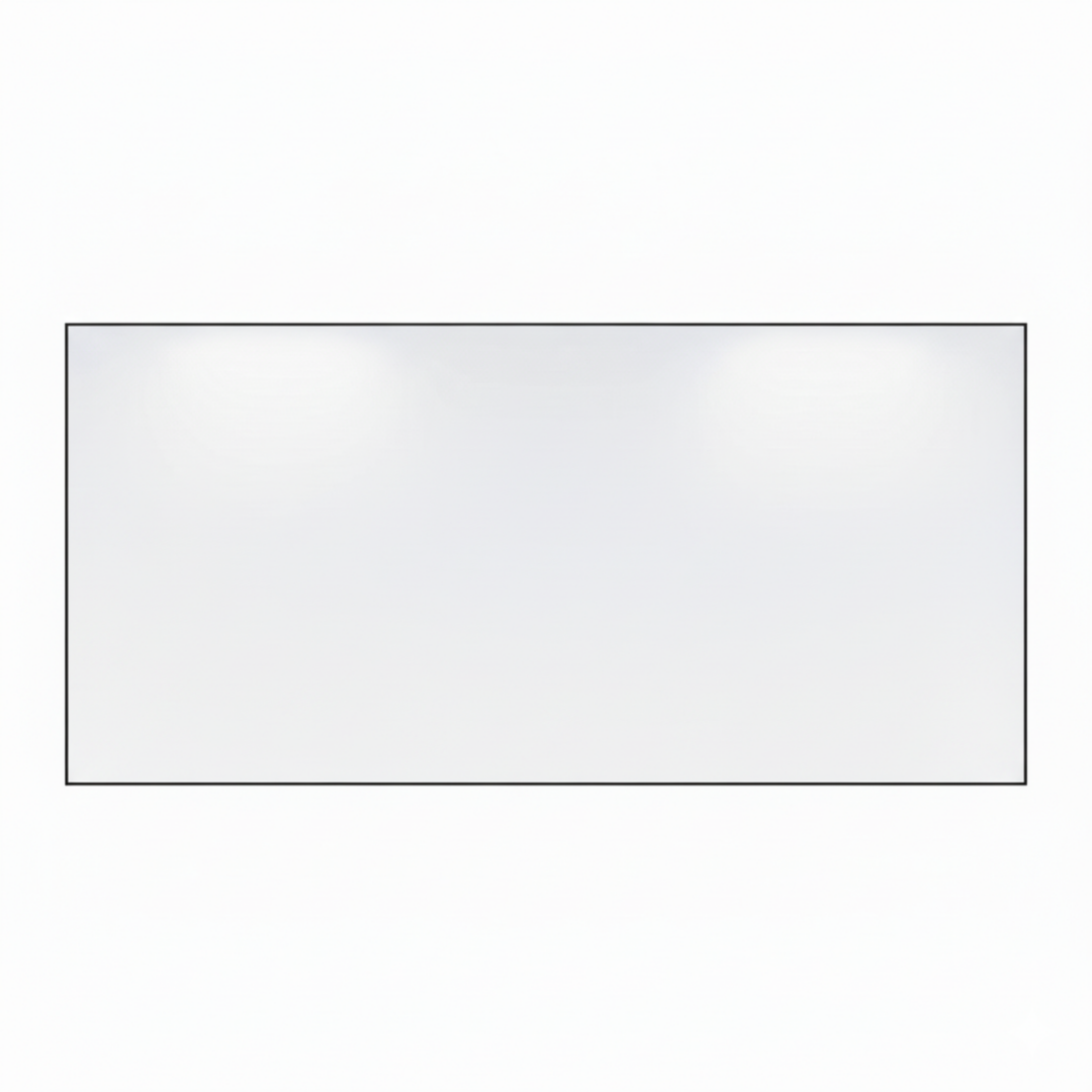 LX8 EDGE EverWrite Porcelain Magnetic Whiteboard Slim Edge Powder Coated