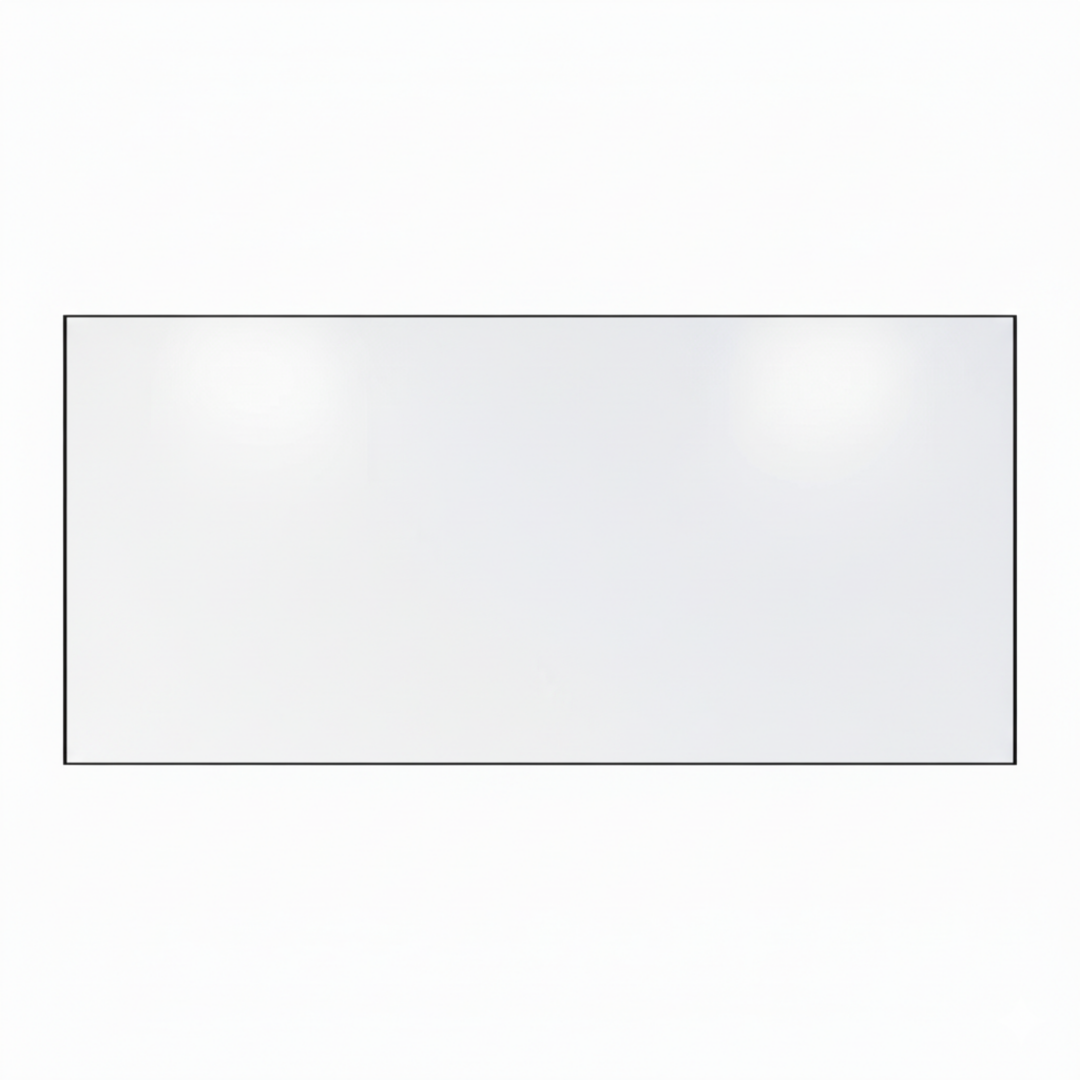 LX8 EDGE EverWrite Porcelain Magnetic Whiteboard Slim Edge Powder Coated