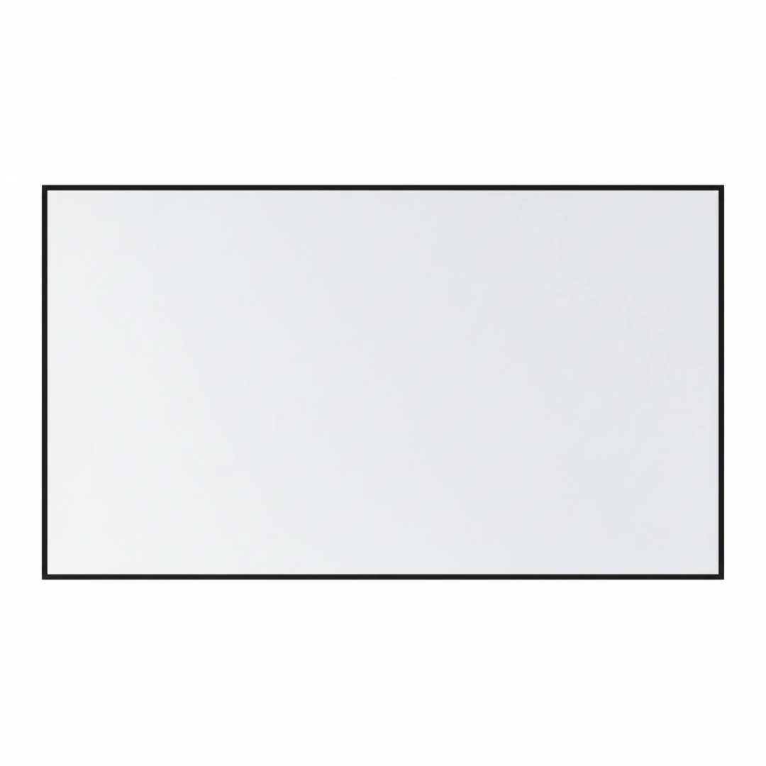 LX8 EDGE EverWrite Porcelain Magnetic Whiteboard Slim Edge Powder Coated