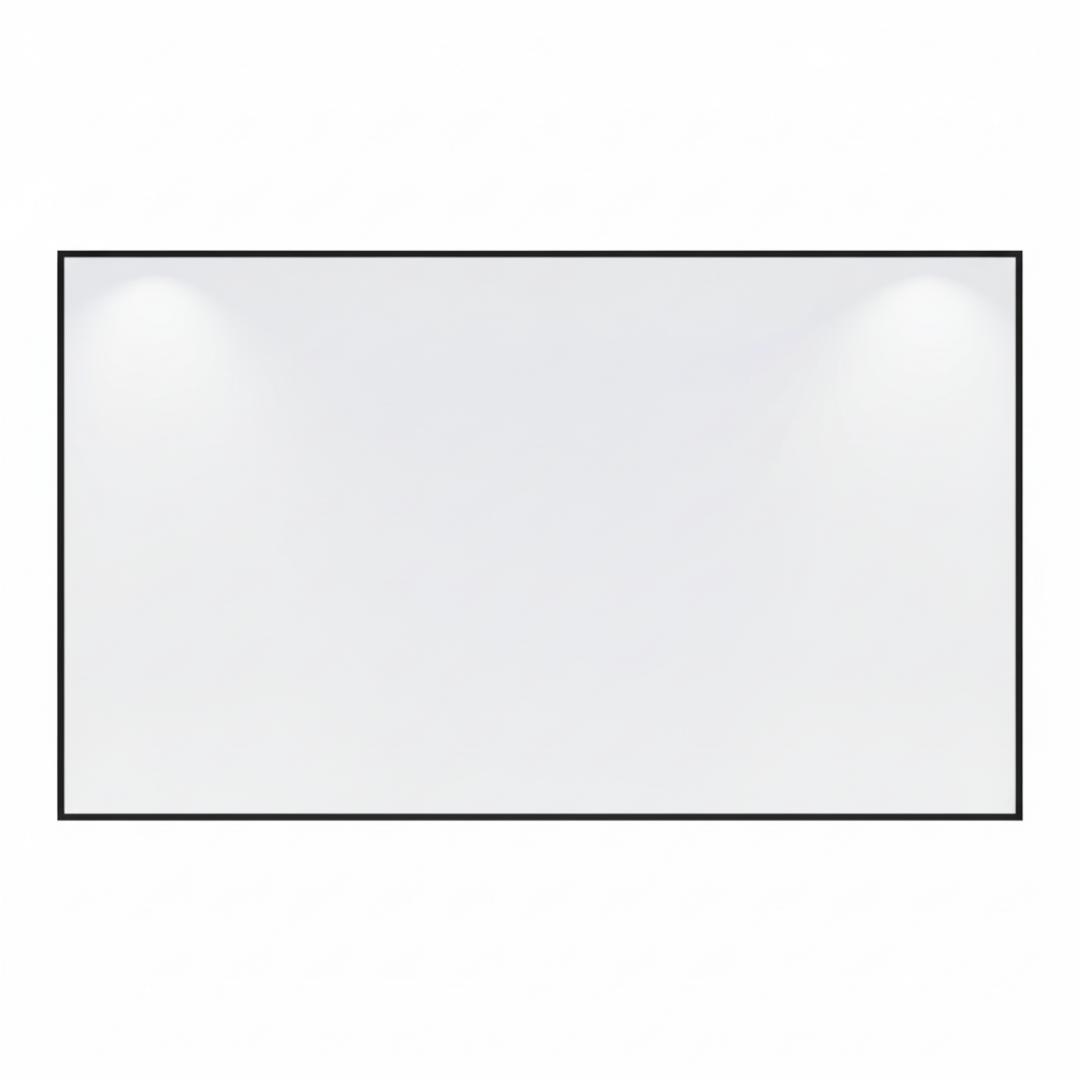 LX8 EDGE EverWrite Porcelain Magnetic Whiteboard Slim Edge Powder Coated