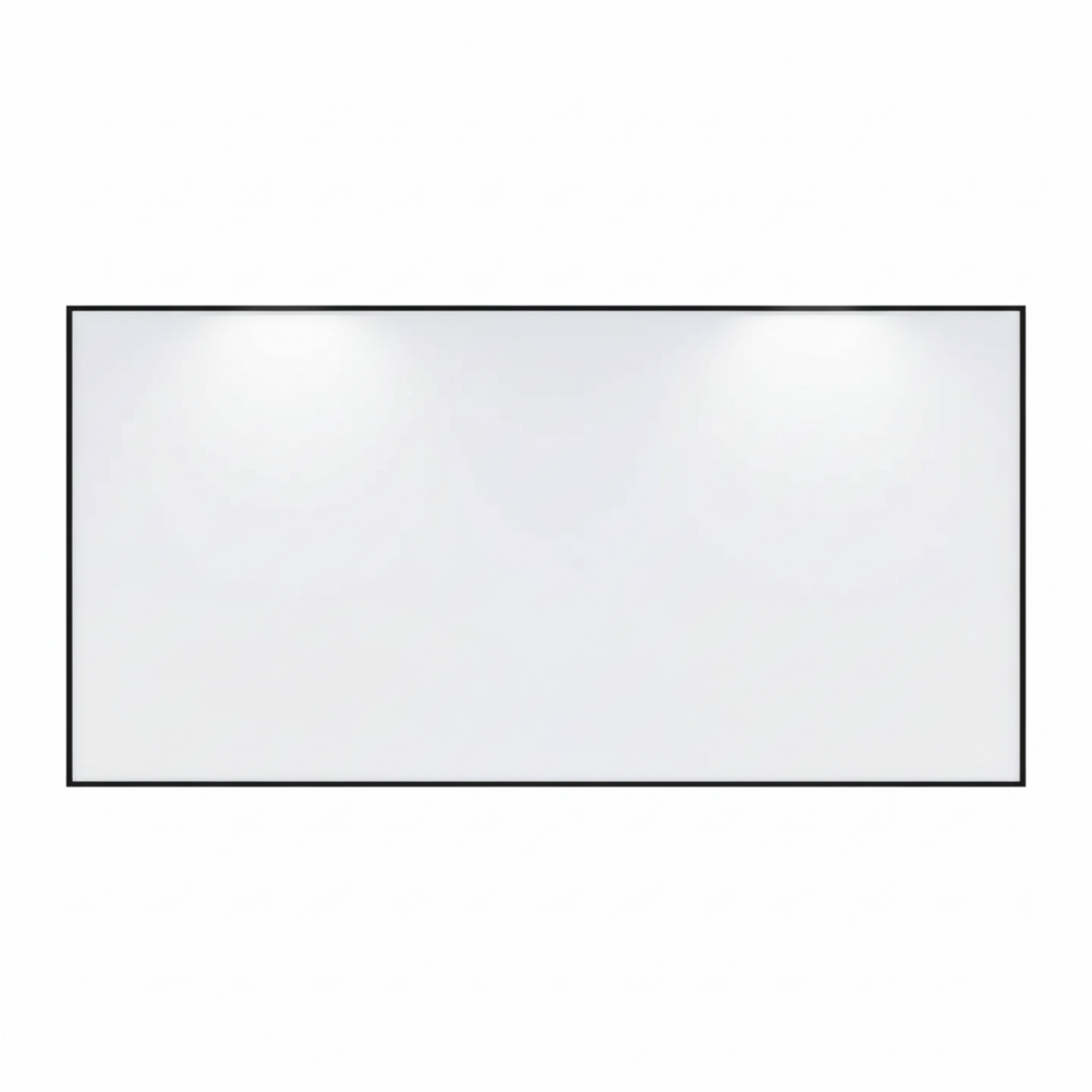 LX8 EDGE EverWrite Porcelain Magnetic Whiteboard Slim Edge Powder Coated