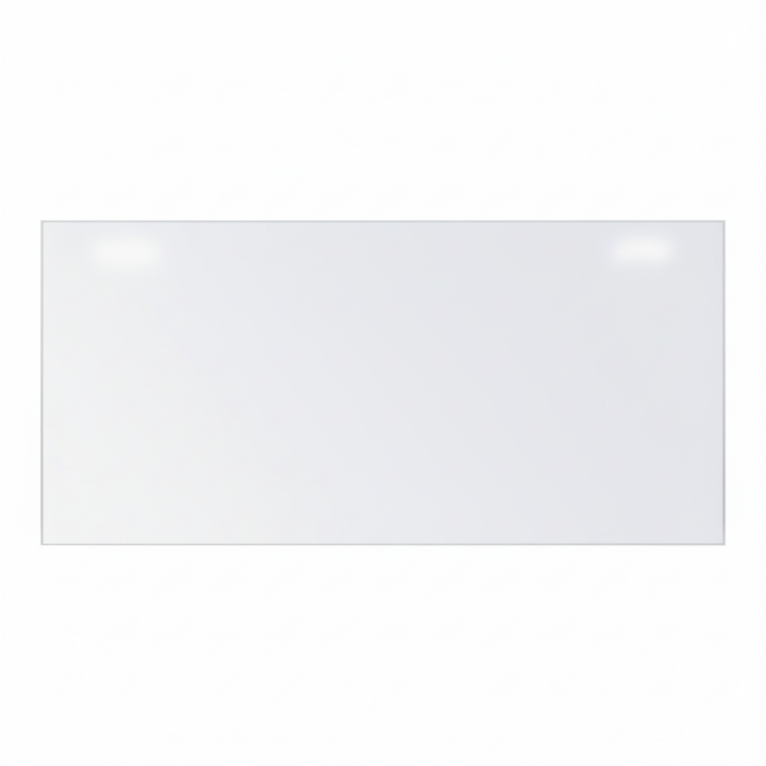 LX8 EDGE EverWrite Porcelain Magnetic Whiteboard Slim Edge Powder Coated