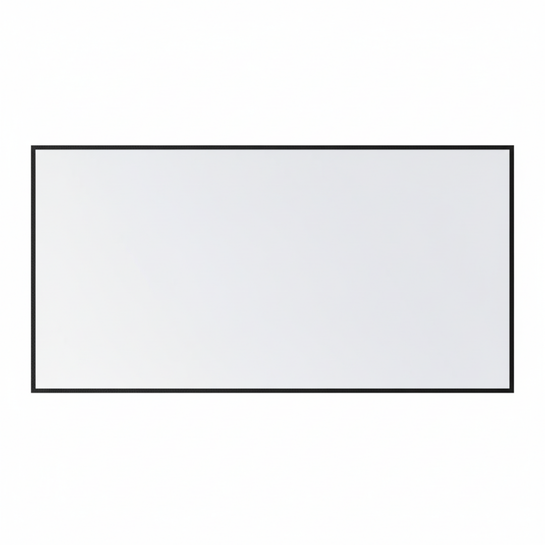 LX8 EDGE EverWrite Porcelain Magnetic Whiteboard Slim Edge Powder Coated