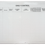 Custom Printed Magnetic WHITEBOARD - Slimline Frame
