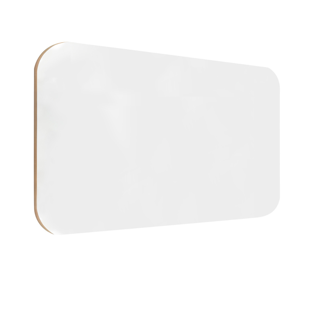 Skandi DuraWrite Magnetic Whiteboard Birch Frameless