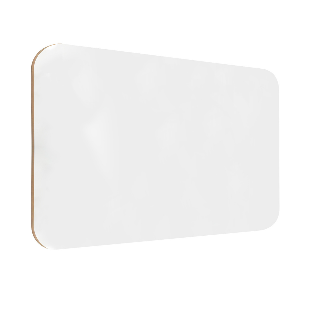 Skandi DuraWrite Magnetic Whiteboard Birch Frameless