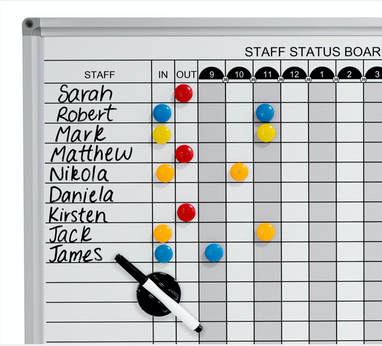 Staff Status Whiteboard