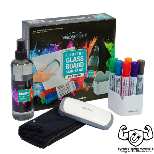 Visionchart Glassboard Premium Essentials Kit