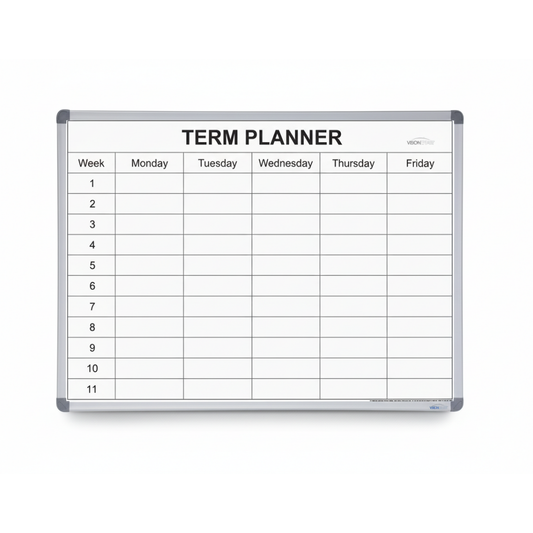 Visionchart Magnetic Whiteboard Planner School Standard Frame