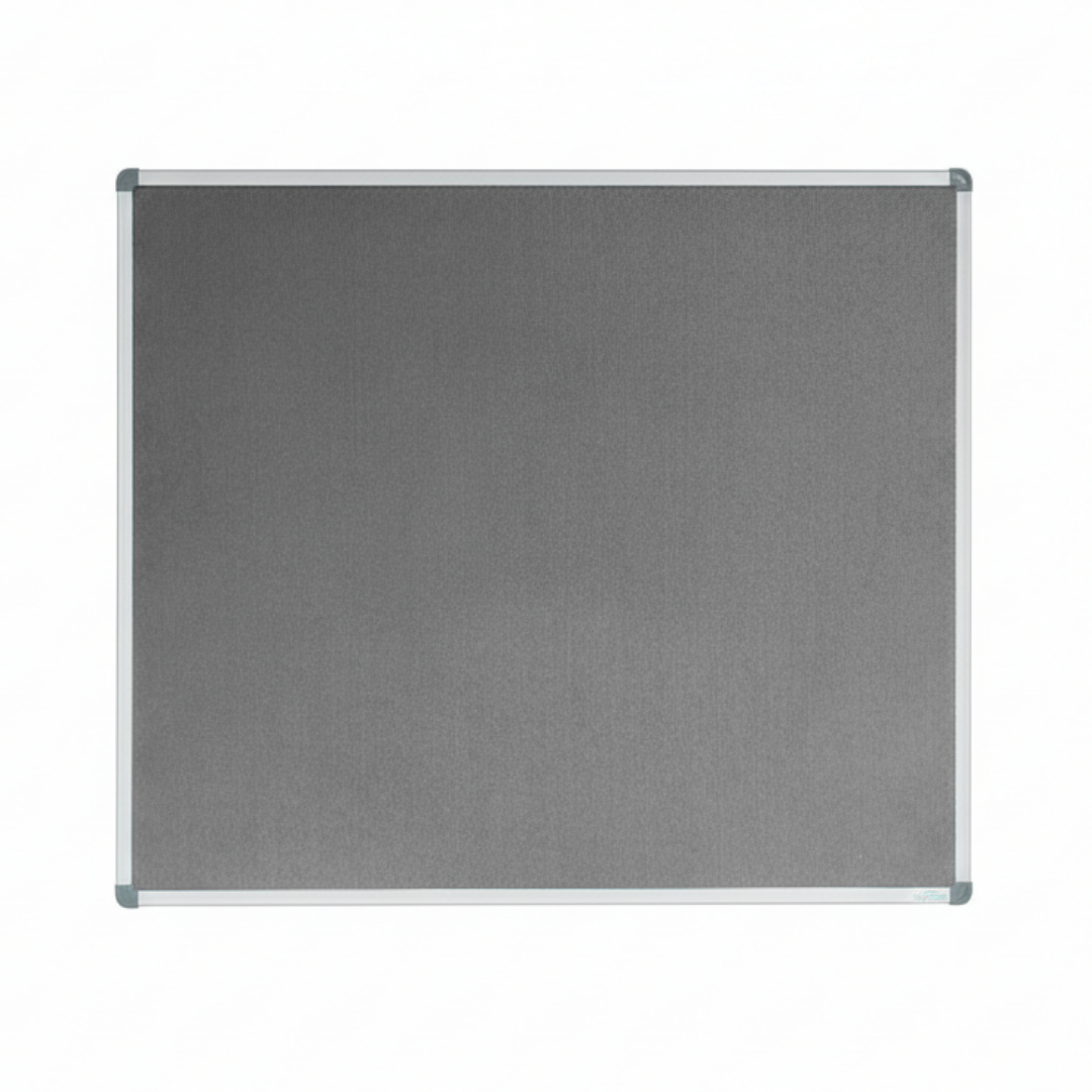 Corporate Felt Pinboard Standard Frame Grey