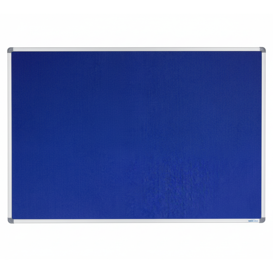 Corporate Felt Pinboard Standard Frame Blue