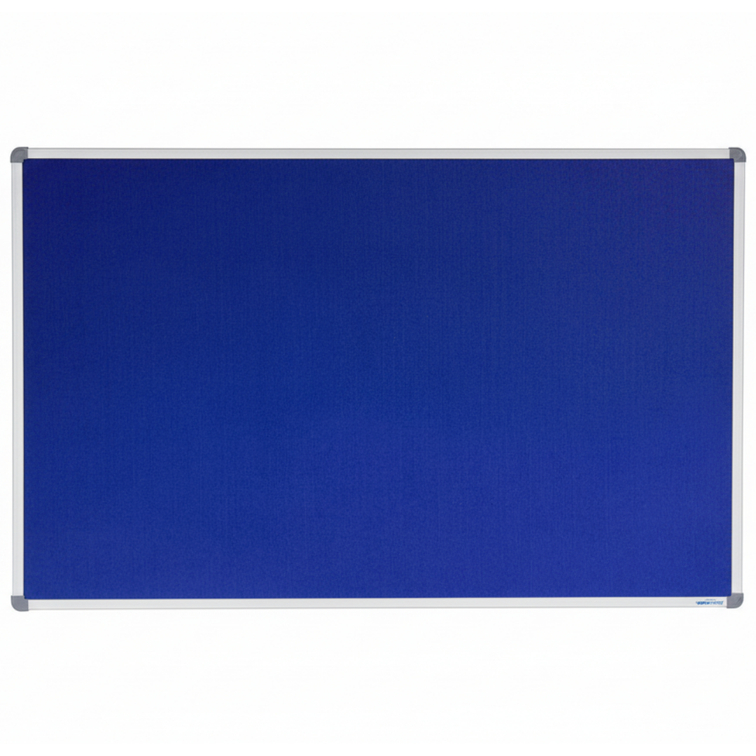 Corporate Felt Pinboard Standard Frame Blue