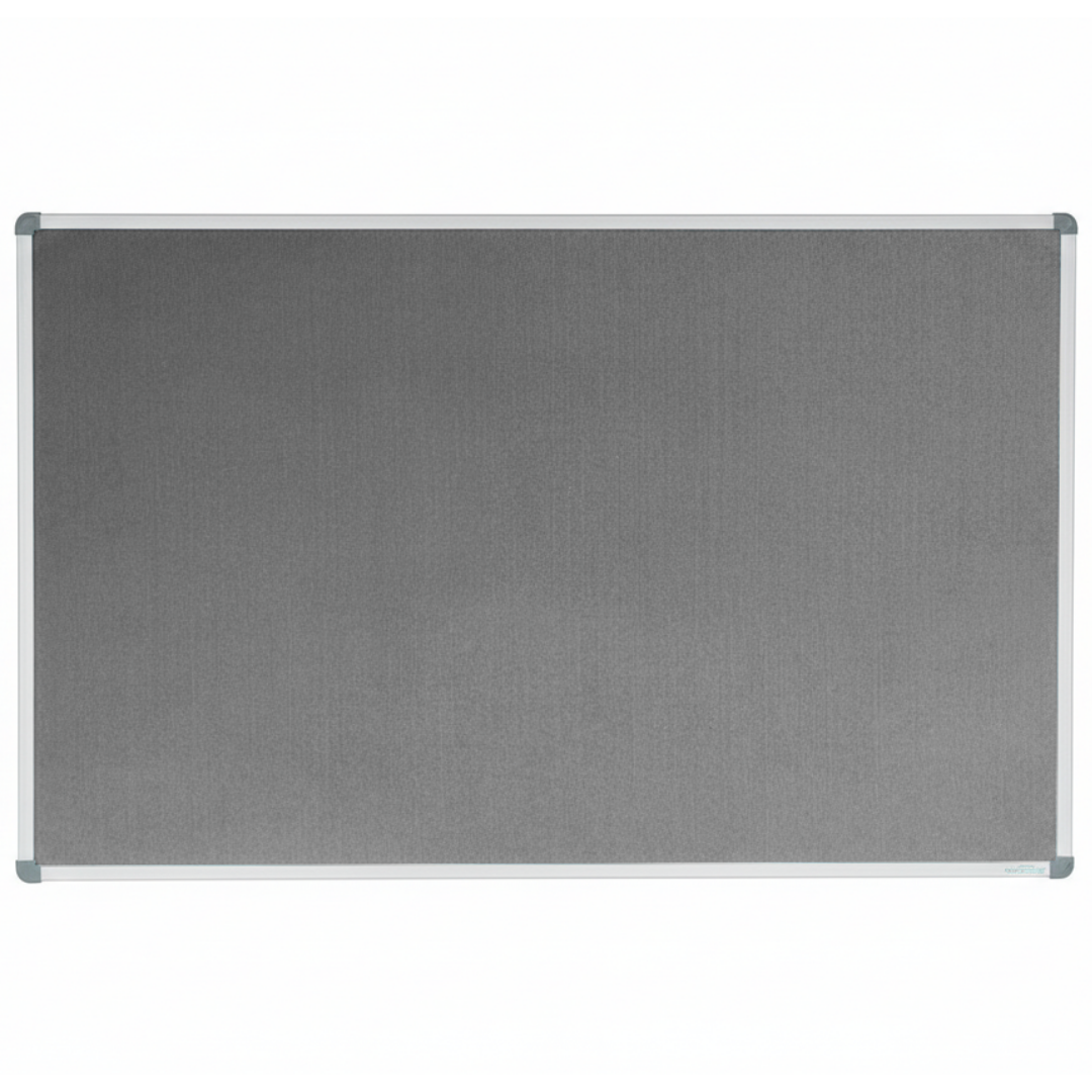 Corporate Felt Pinboard Standard Frame Grey