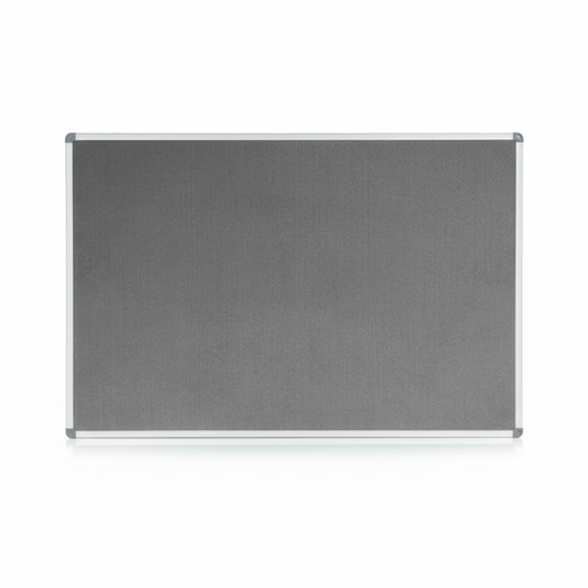 Corporate Felt Pinboard Standard Frame Grey